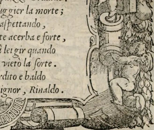 An illustration from Orlando furioso. /, 1556, leaf 359