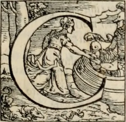An illustration from Orlando furioso. /, 1556, leaf 370
