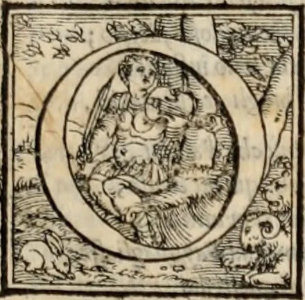 An illustration from Orlando furioso. /, 1556, leaf 408