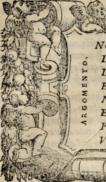 An illustration from Orlando furioso. /, 1556, leaf 408