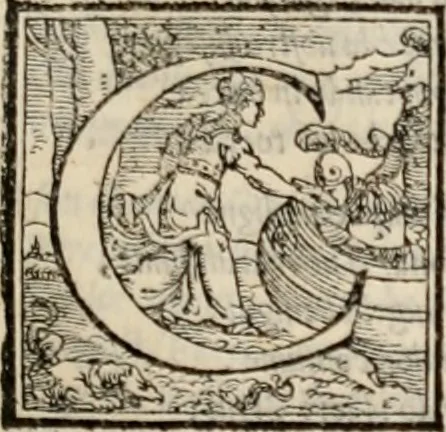 An illustration from Orlando furioso. /, 1556, leaf 418