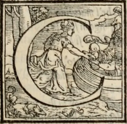 An illustration from Orlando furioso. /, 1556, leaf 428