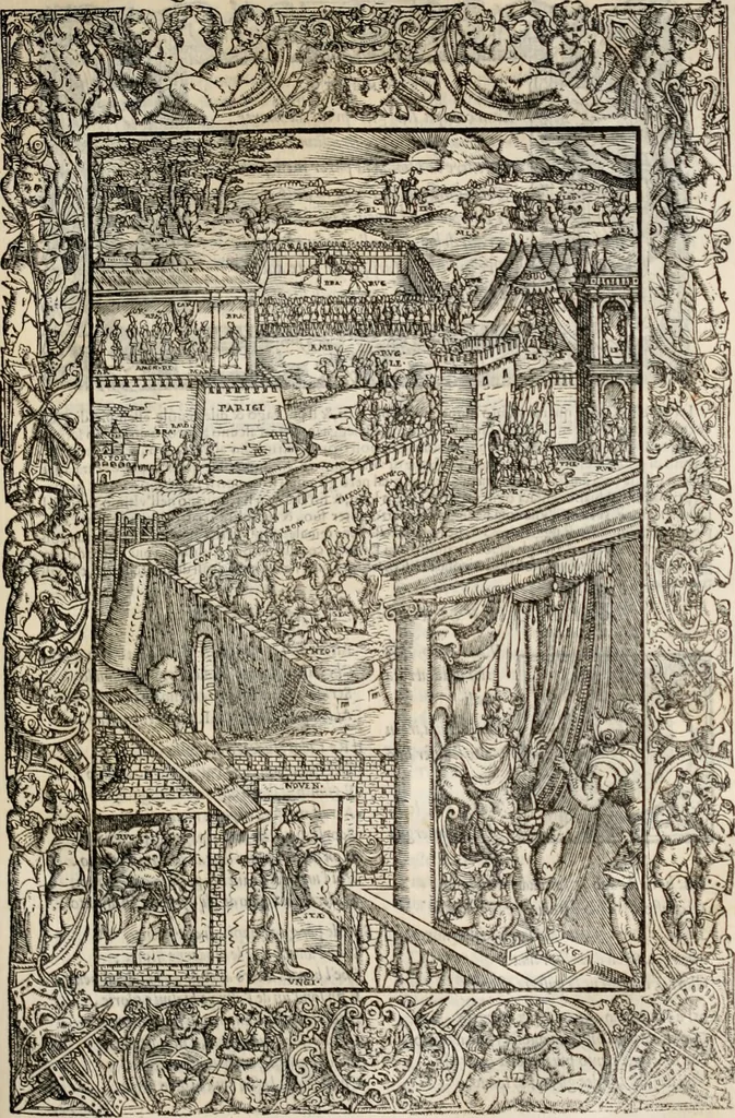 An illustration from Orlando furioso. /, 1556, leaf 532