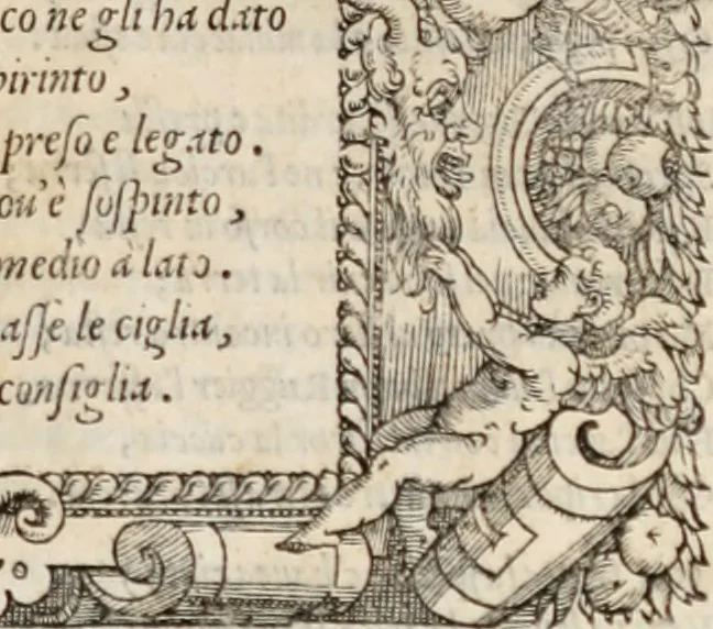 An illustration from Orlando furioso. /, 1556, leaf 88
