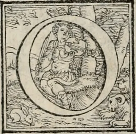 An illustration from Orlando furioso. /, 1556, leaf 97