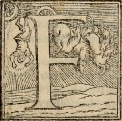 An illustration from Orlando furioso, 1580, leaf 164
