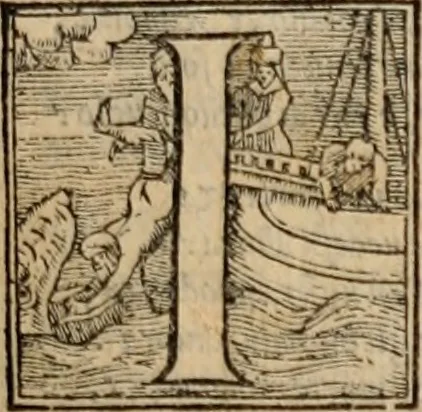 An illustration from Orlando furioso, 1580, leaf 186