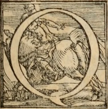 An illustration from Orlando furioso, 1580, leaf 484