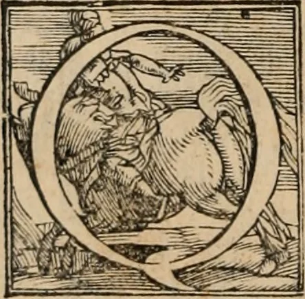 An illustration from Orlando furioso, 1580, leaf 49