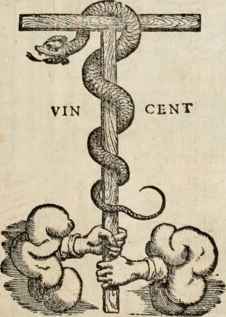 An illustration from Orlando furioso, 1580, leaf 550