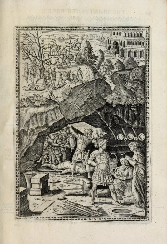 An illustration from Orlando furioso in English heroical verse, 1634, leaf 119