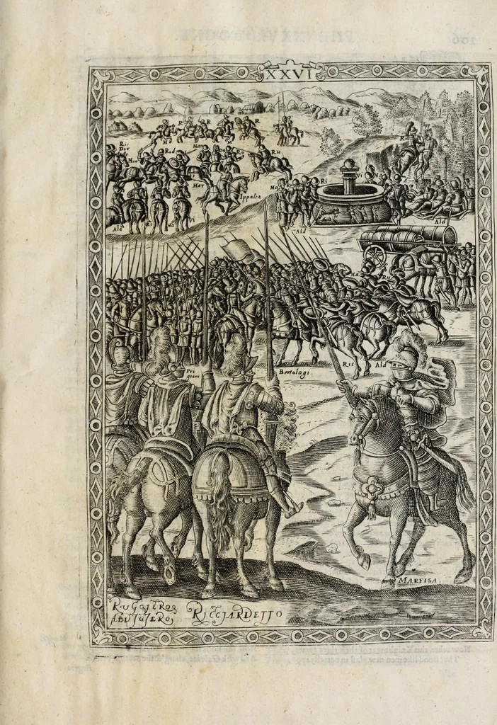 An illustration from Orlando furioso in English heroical verse, 1634, leaf 229