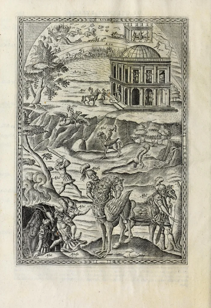 An illustration from Orlando furioso in English heroical verse, 1634, leaf 304