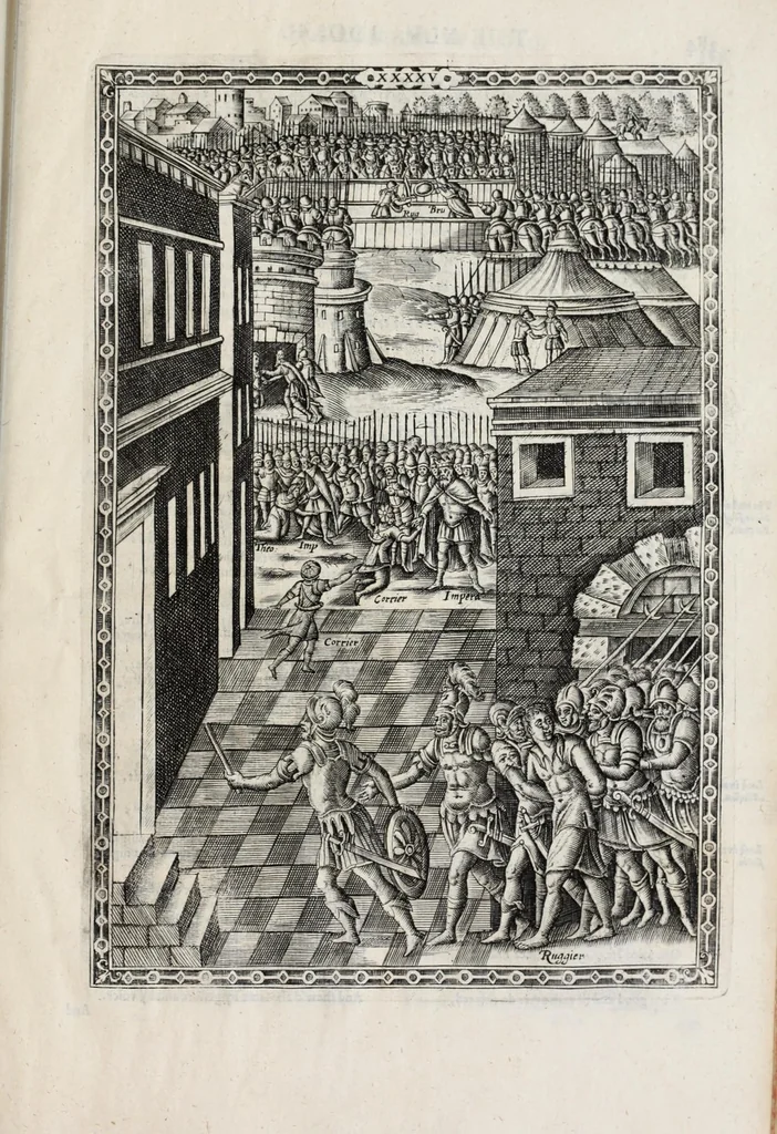 An illustration from Orlando furioso in English heroical verse, 1634, leaf 407