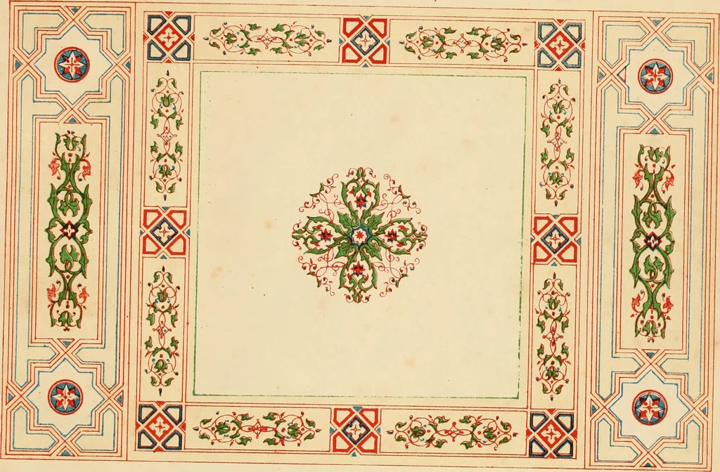 An illustration from Ornamental designs, 1861, leaf 12