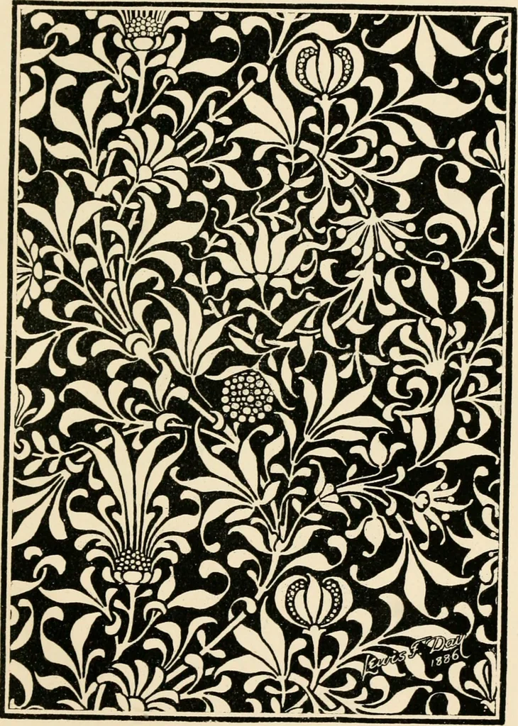 An illustration from Ornamental design, embracing The Anatomy of pattern : The planning of ornament; The application of ornament, 1888, leaf 118