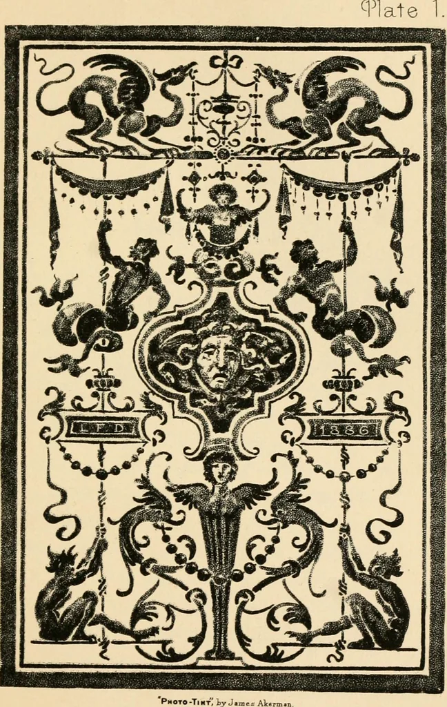 An illustration from Ornamental design, embracing The Anatomy of pattern : The planning of ornament; The application of ornament, 1888, leaf 144