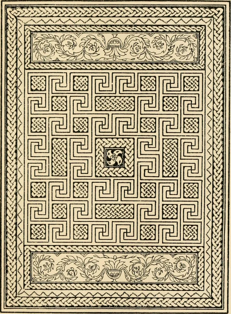 An illustration from Ornamental design, embracing The Anatomy of pattern : The planning of ornament; The application of ornament, 1888, leaf 206