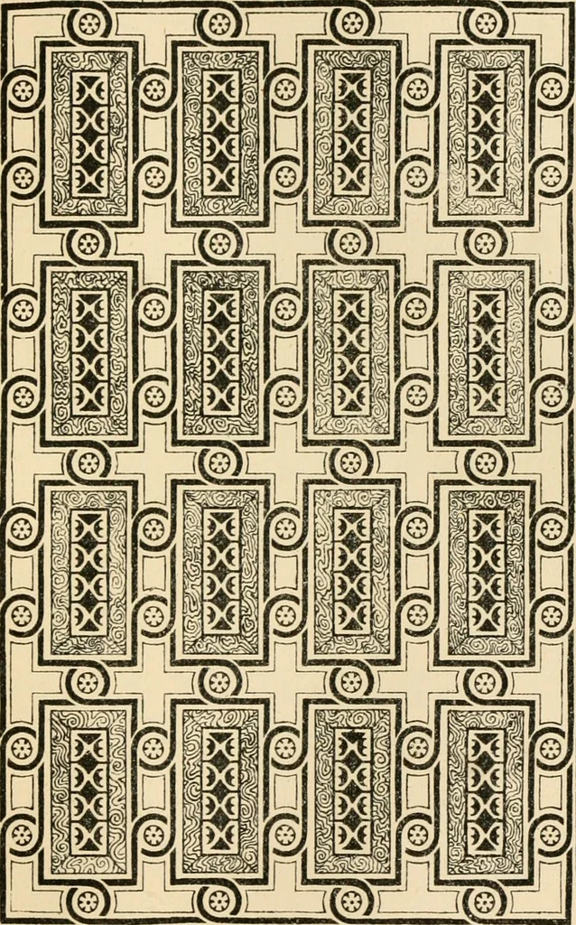 An illustration from Ornamental design, embracing The Anatomy of pattern : The planning of ornament; The application of ornament, 1888, leaf 210