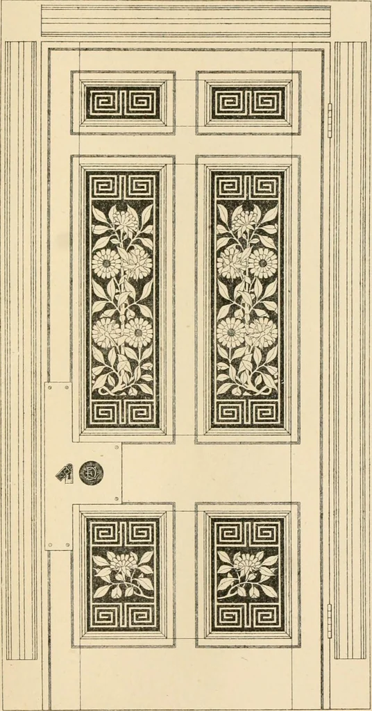 An illustration from Ornamental design, embracing The Anatomy of pattern : The planning of ornament; The application of ornament, 1888, leaf 214