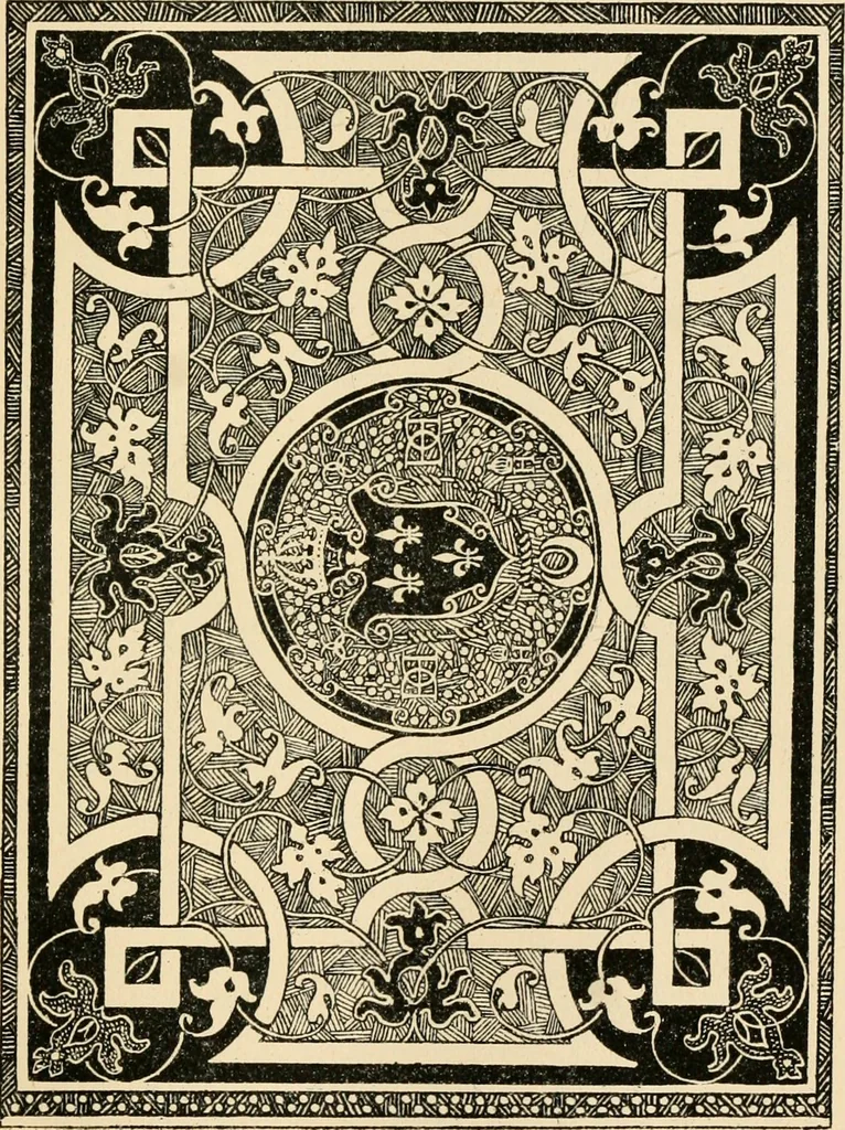 An illustration from Ornamental design, embracing The Anatomy of pattern : The planning of ornament; The application of ornament, 1888, leaf 220