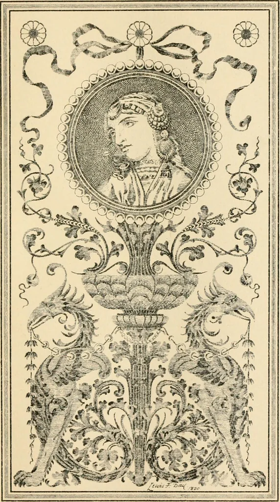 An illustration from Ornamental design, embracing The Anatomy of pattern : The planning of ornament; The application of ornament, 1888, leaf 238