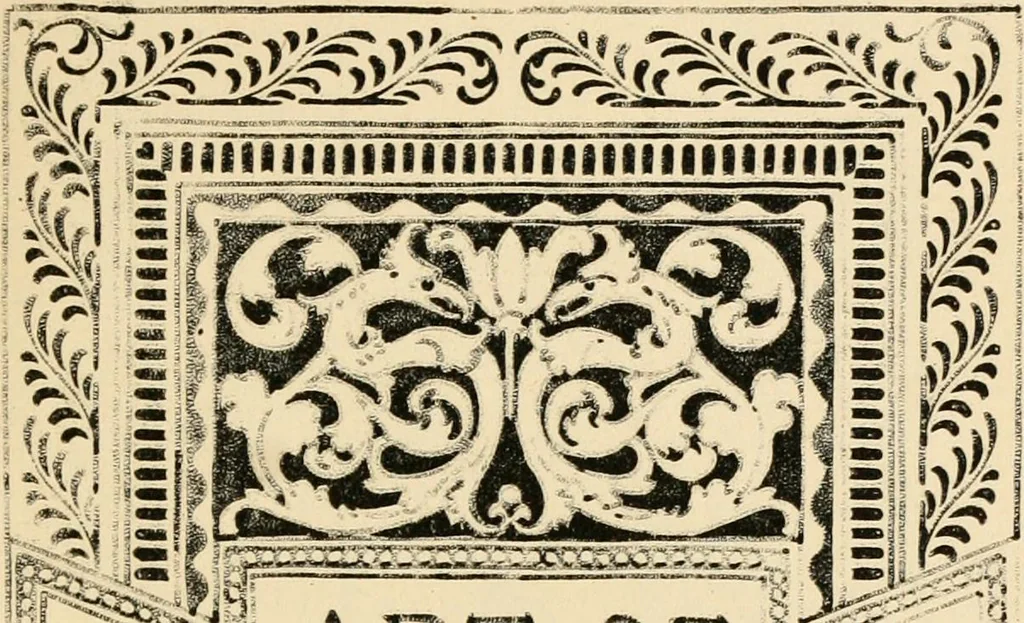 An illustration from Ornamental design, embracing The Anatomy of pattern : The planning of ornament; The application of ornament, 1888, leaf 258