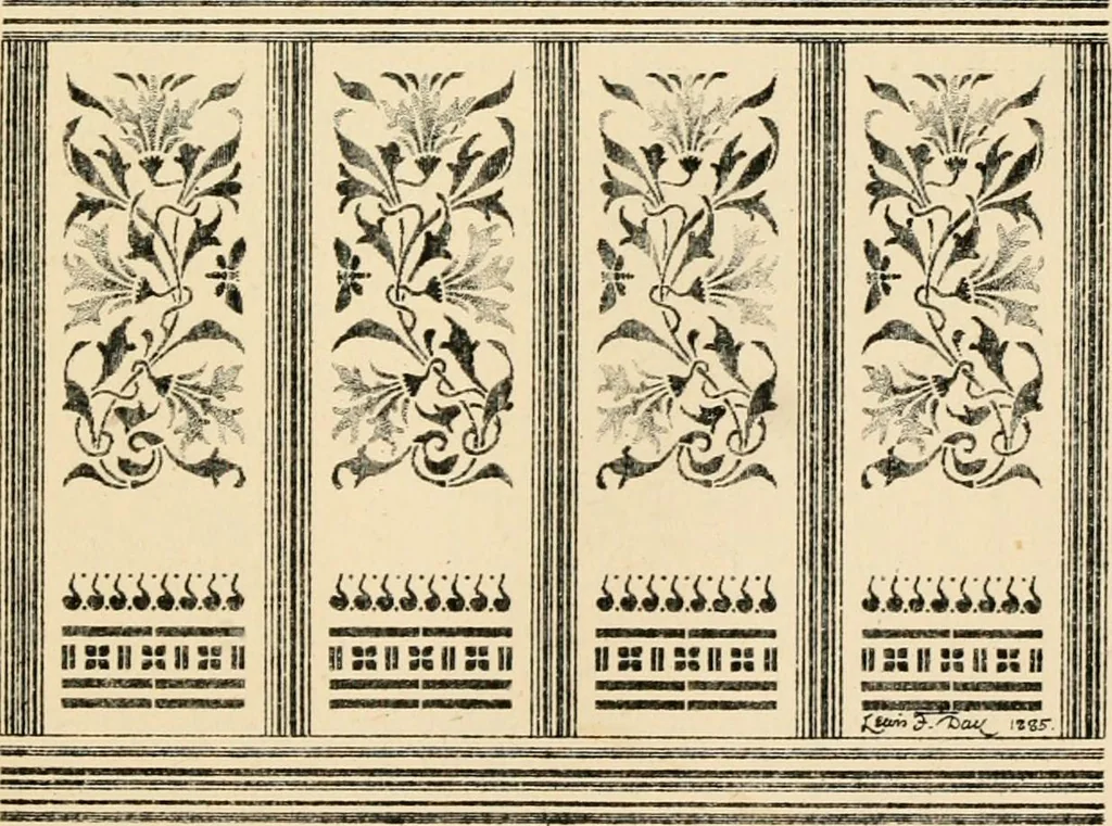 An illustration from Ornamental design, embracing The Anatomy of pattern : The planning of ornament; The application of ornament, 1888, leaf 270