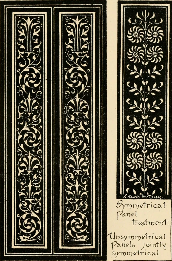 An illustration from Ornamental design, embracing The Anatomy of pattern : The planning of ornament; The application of ornament, 1888, leaf 276