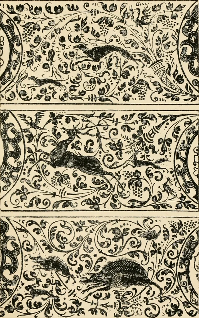 An illustration from Ornamental design, embracing The Anatomy of pattern : The planning of ornament; The application of ornament, 1888, leaf 372