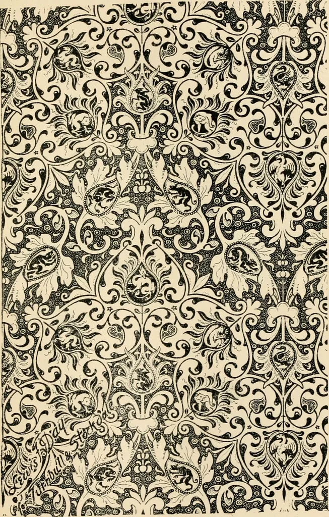 An illustration from Ornamental design, embracing The Anatomy of pattern : The planning of ornament; The application of ornament, 1888, leaf 374
