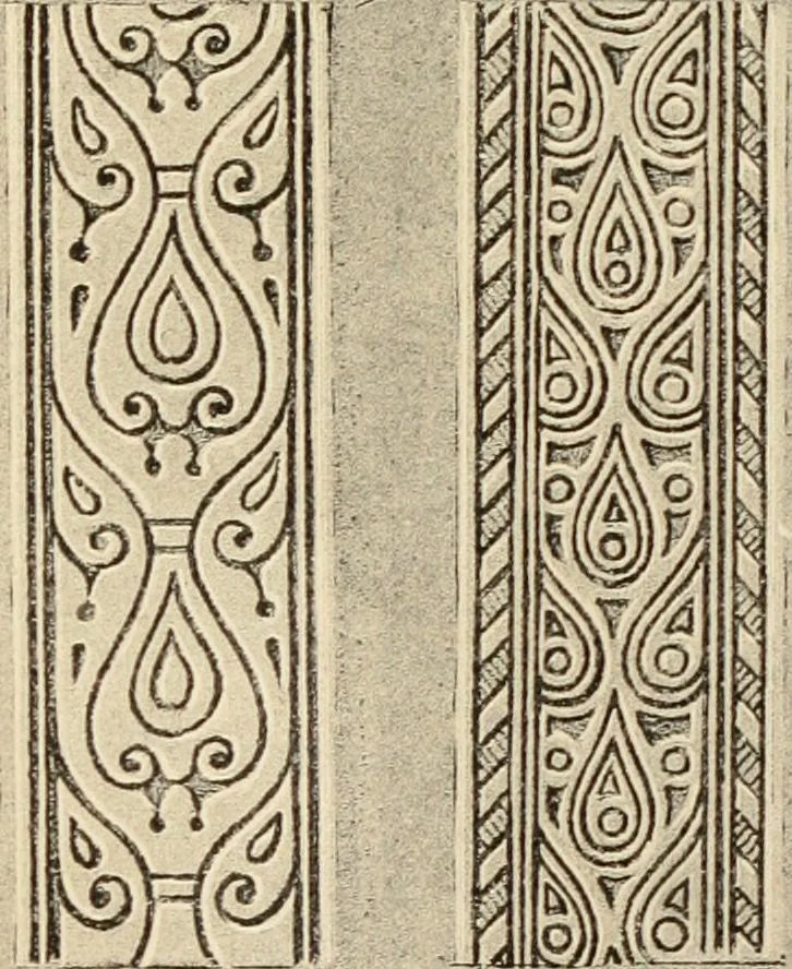 An illustration from Ornamental design, embracing The Anatomy of pattern : The planning of ornament; The application of ornament, 1888, leaf 402