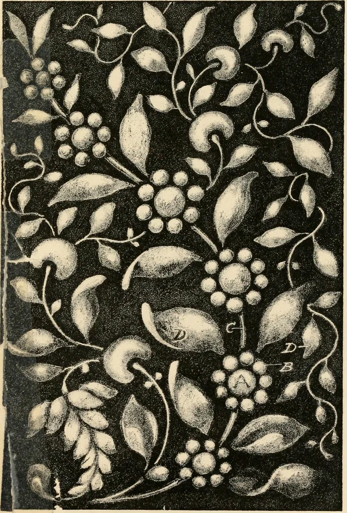 An illustration from Ornamental design, embracing The Anatomy of pattern : The planning of ornament; The application of ornament, 1888, leaf 410