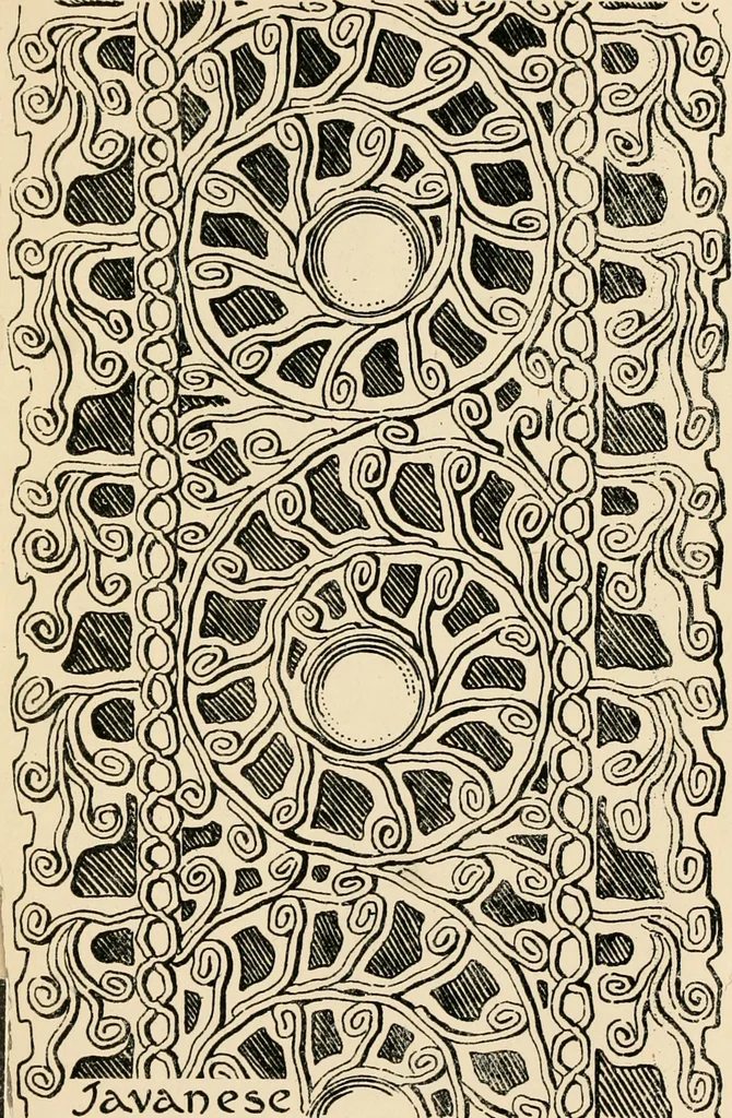 An illustration from Ornamental design, embracing The Anatomy of pattern : The planning of ornament; The application of ornament, 1888, leaf 416