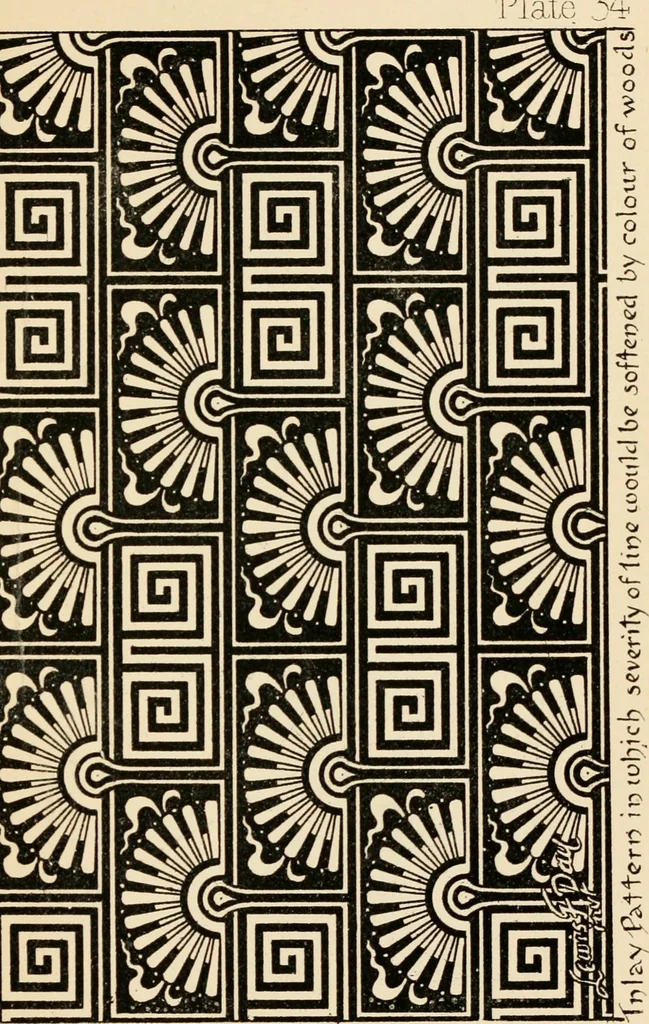 An illustration from Ornamental design, embracing The Anatomy of pattern : The planning of ornament; The application of ornament, 1888, leaf 428