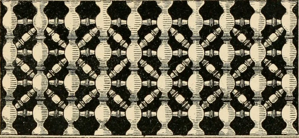 An illustration from Ornamental design, embracing The Anatomy of pattern : The planning of ornament; The application of ornament, 1888, leaf 434