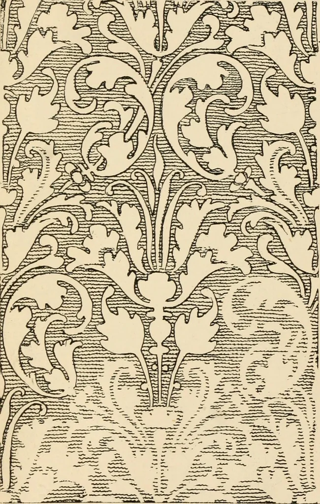 An illustration from Ornamental design, embracing The Anatomy of pattern : The planning of ornament; The application of ornament, 1888, leaf 442