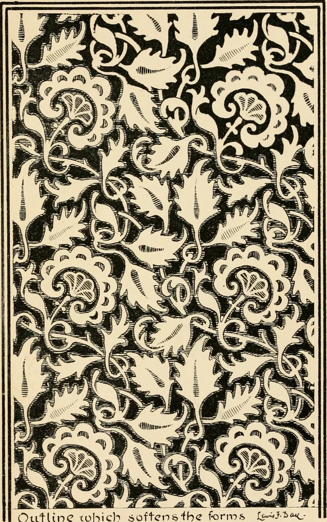 An illustration from Ornamental design, embracing The Anatomy of pattern : The planning of ornament; The application of ornament, 1888, leaf 444