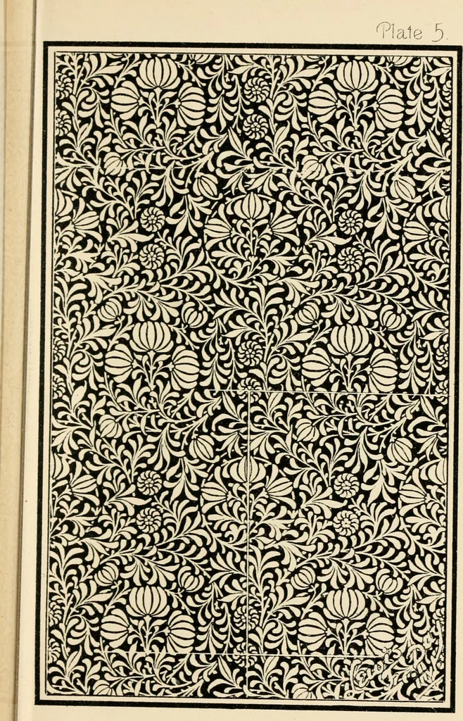An illustration from Ornamental design, embracing The Anatomy of pattern : The planning of ornament; The application of ornament, 1888, leaf 80