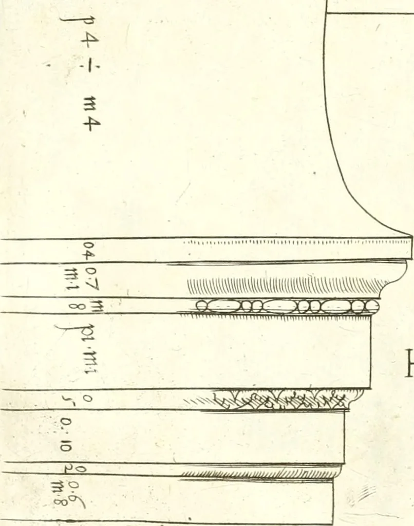 An illustration from Ornamenti d'architettura ritrovati fra le ruine delle antiche fabriche di Roma, nuovamente dati in luce, 1537, leaf 24