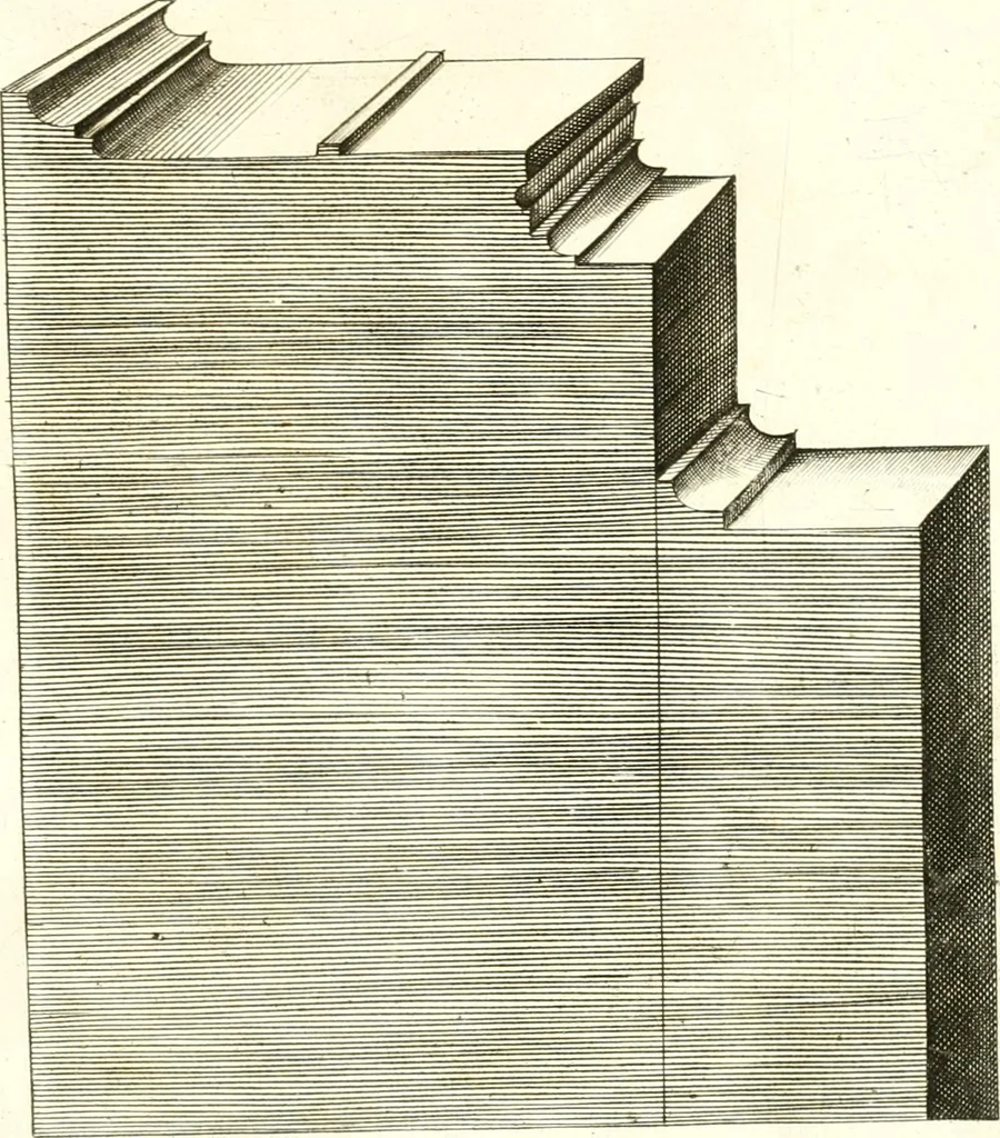 An illustration from Ornamenti d'architettura ritrovati fra le ruine delle antiche fabriche di Roma, nuovamente dati in luce, 1537, leaf 30
