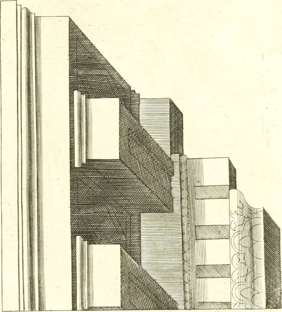 An illustration from Ornamenti d'architettura ritrovati fra le ruine delle antiche fabriche di Roma, nuovamente dati in luce, 1537, leaf 32