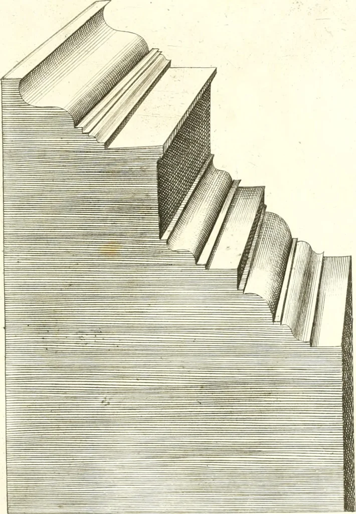 An illustration from Ornamenti d'architettura ritrovati fra le ruine delle antiche fabriche di Roma, nuovamente dati in luce, 1537, leaf 34