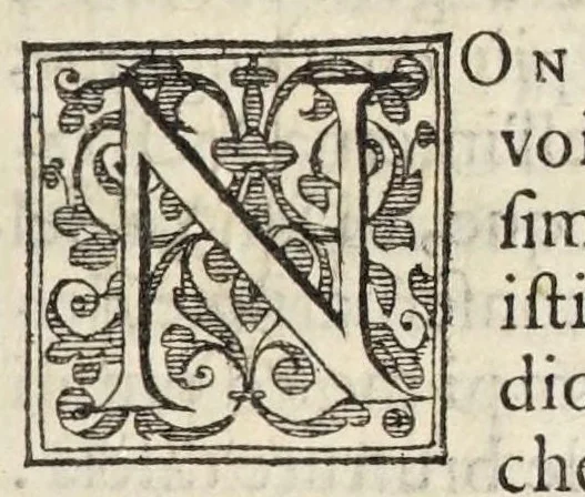 An illustration from Ornamenti della gentil donna vedova, 1574, leaf 9