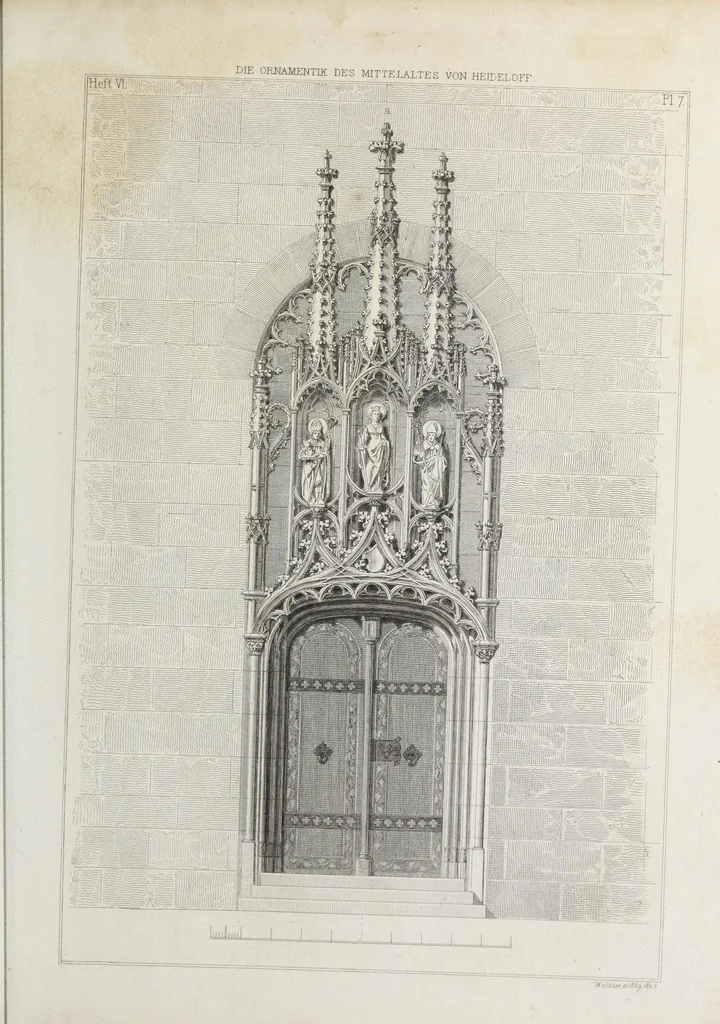 An illustration from Ornamentik des Mittelalters, 1838, leaf 104