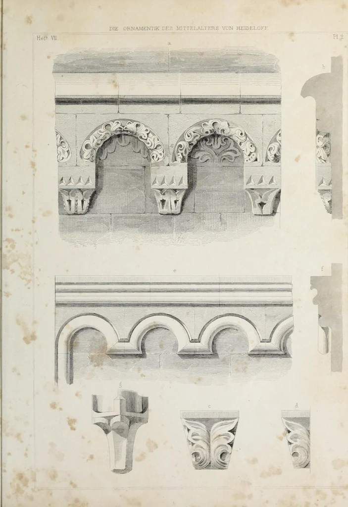An illustration from Ornamentik des Mittelalters, 1838, leaf 116