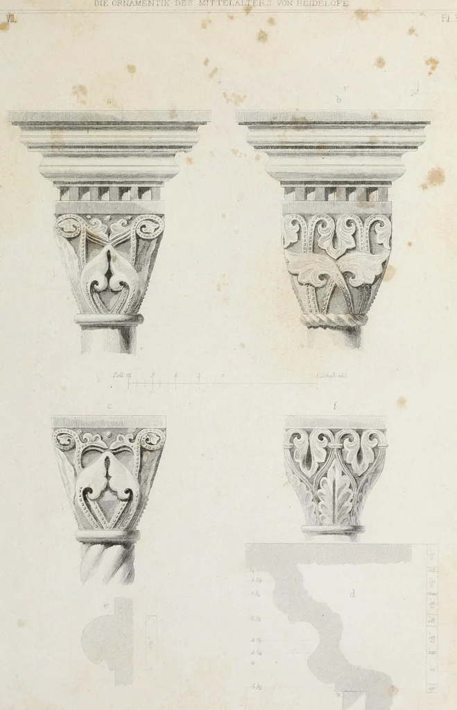 An illustration from Ornamentik des Mittelalters, 1838, leaf 118