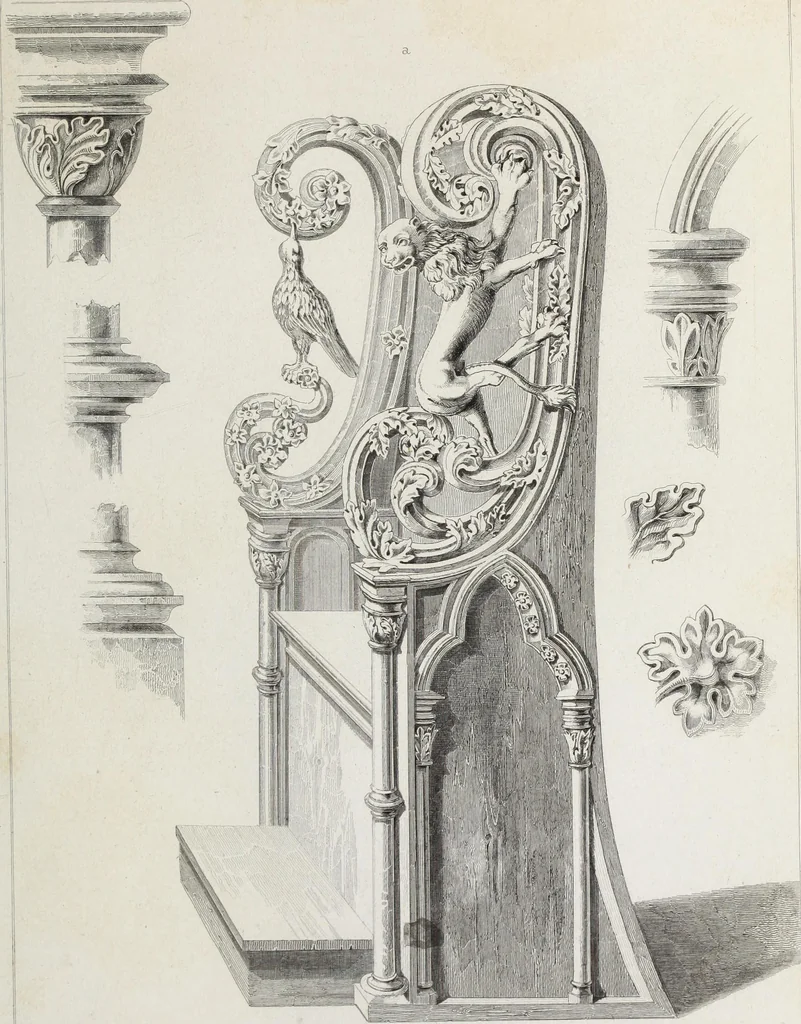 An illustration from Ornamentik des Mittelalters, 1838, leaf 136