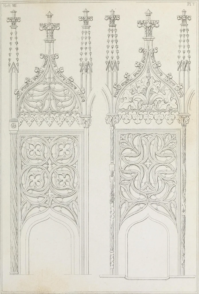 An illustration from Ornamentik des Mittelalters, 1838, leaf 142