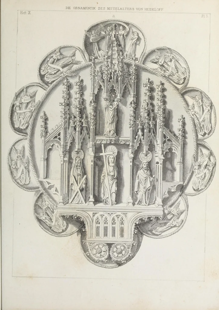 An illustration from Ornamentik des Mittelalters, 1838, leaf 150
